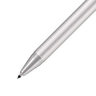 Pilot Evolt 2+1 Multi Pen Herringbone Silver pen tip close-up – Shibuya Stationery
