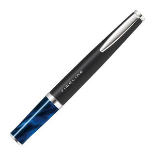 Pilot Timeline Eternal Ballpoint Pen Eternal Blue retracted pen displayed in full – Shibuya Stationery