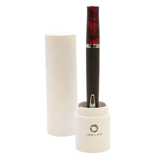 Pilot Timeline Eternal Ballpoint Pen Eternal Red inside clear cylindrical packaging – Shibuya Stationery