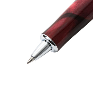 Pilot Timeline Eternal Ballpoint Pen Eternal Red pen tip and barrel texture close-up – Shibuya Stationery
