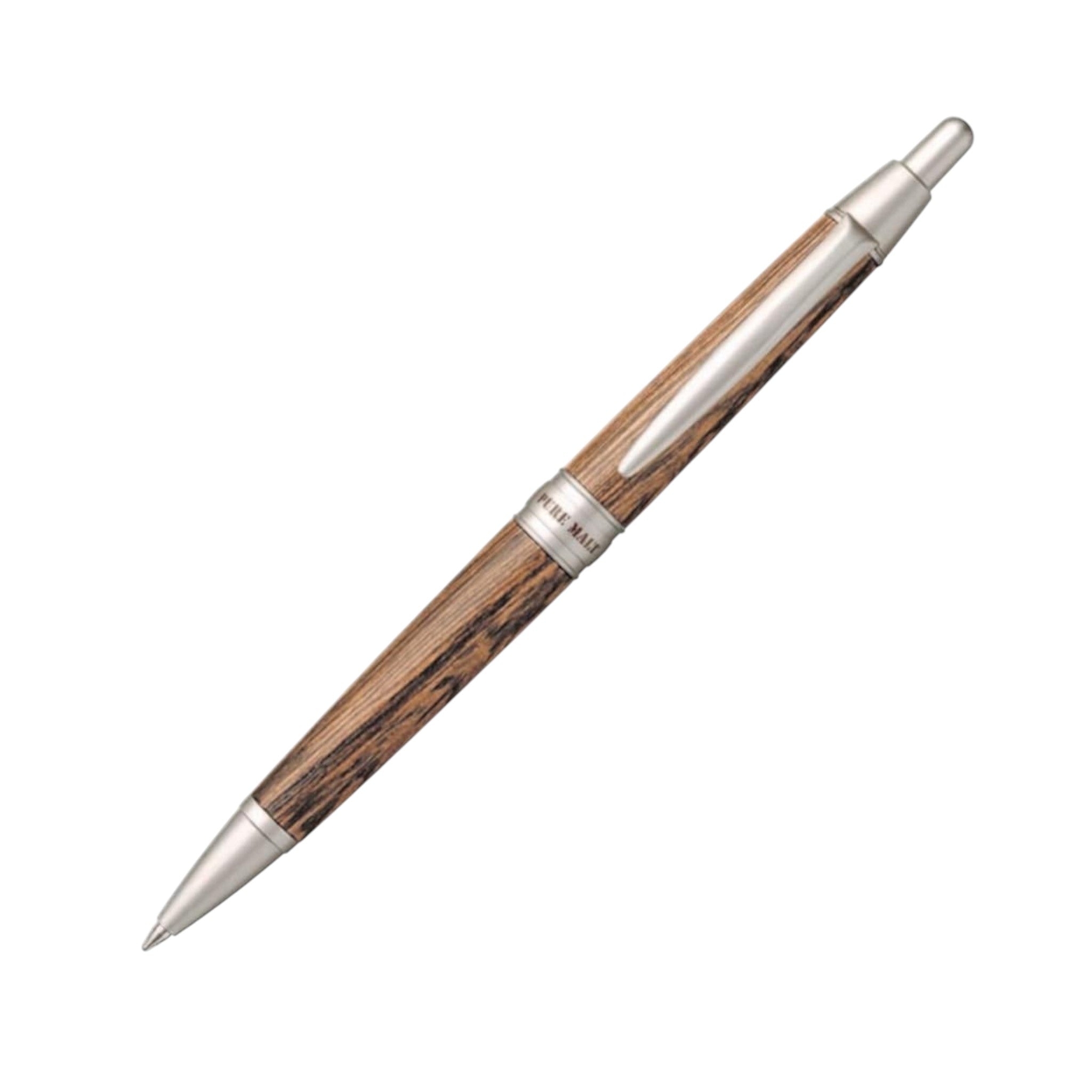 Pure Malt Ballpoint Pen 0.7mm - Dark Brown | Shibuya Stationery Store