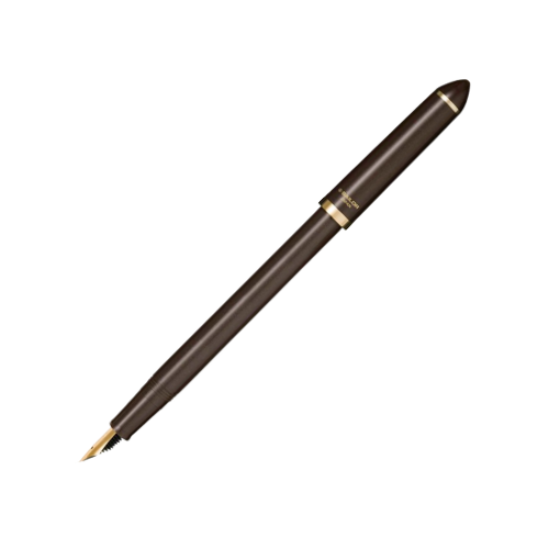 Sailor Pen Fude de Mannen Fountain Pen - Pearl Brown - 40° nib