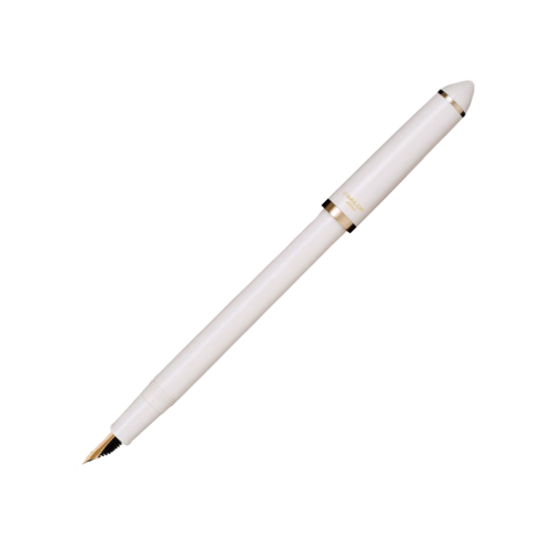 Sailor Pen Fude de Mannen Fountain Pen - White - 40° nib