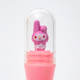 Sanrio brand My Melody character mascot close up in a ballpoint pen dome on a white background - Shibuya Stationery Store