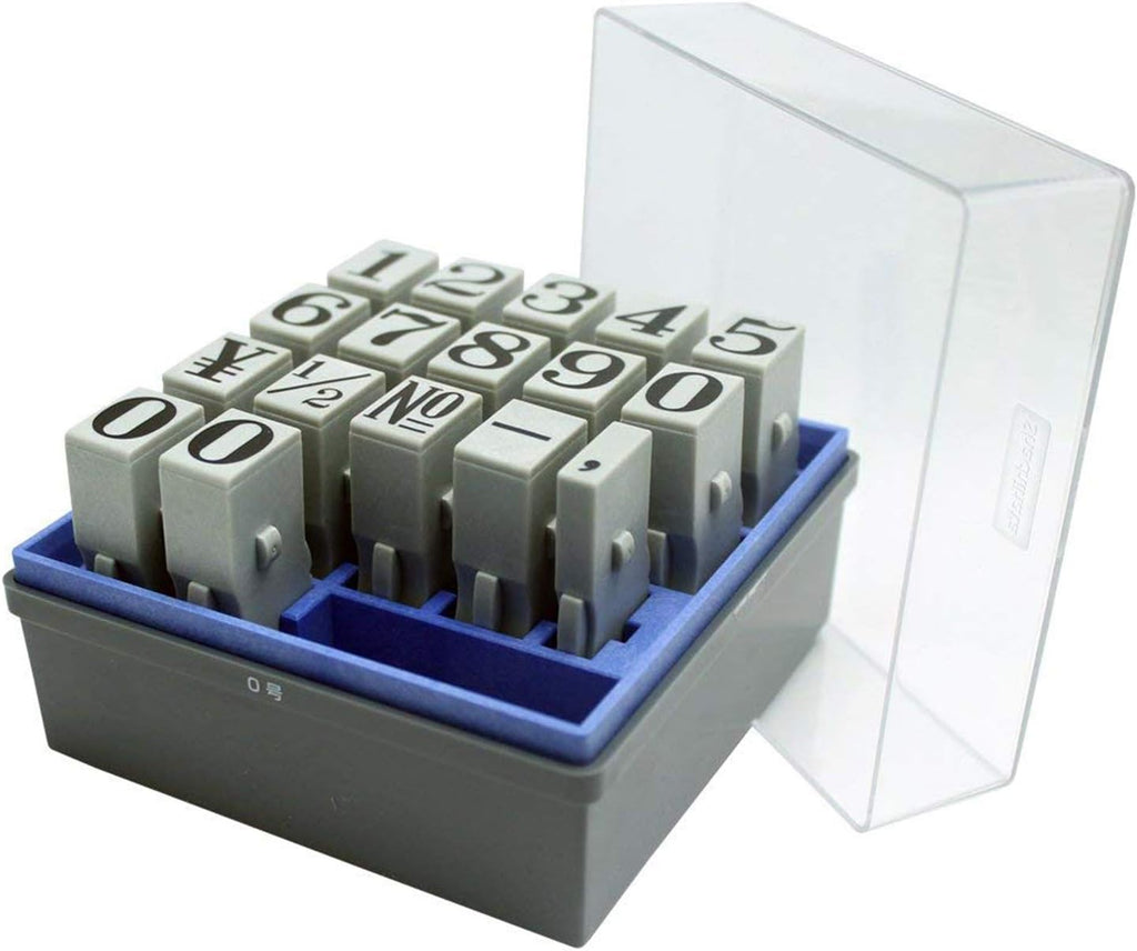 Rubber Stamp - Ming typefaces - Size 0 - Number – Shibuya Stationery Store