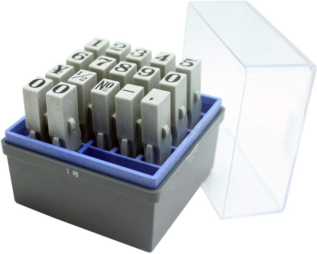 Rubber Stamp - Ming typefaces - Size 1 - Number – Shibuya Stationery Store