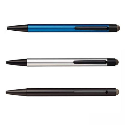 Mitsubishi Pencil Uni Jetstream Stylus Black Ink Ballpoint Pen - Black Shaft - 0.7mm