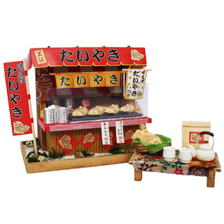 Showa Street Stall Kit Taiyaki Shop full front view - Shibuya Stationery