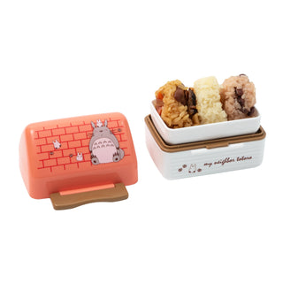 Studio Ghibli My Neighbor Totoro Rice Ball Lunch Box Happy Home stacked with rice balls – Shibuya Stationery