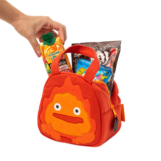 calcifer mini backpack Howl's Moving Castle Die Cut Lunch Bag (Calcifer)