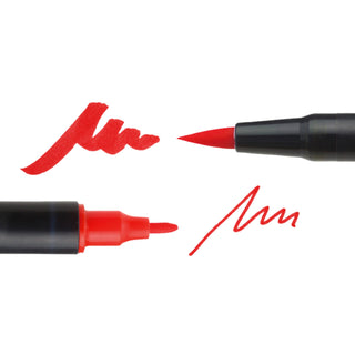 Tombow ABT Dual Brush Pen dual tip close-up showing brush and fine ends – Shibuya Stationery