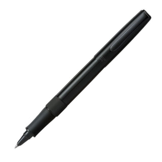 Zoom 505 Meta Rollerball Pen 0.5mm Black full view with cap open - Shibuya Stationery