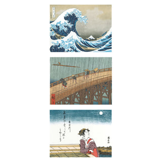 Ukiyo-e Daily Tear-Off Calendar 2026 inner illustration display – Shibuya Stationery