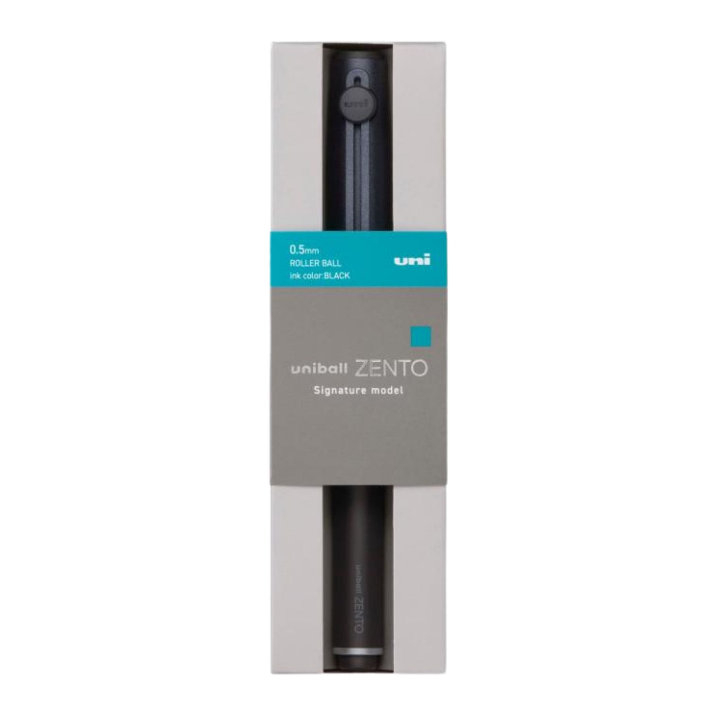 uniball ZENTO Signature model ブラック 新品未使用 ZENTO Signature Model Metallic Black Ballpoint Pen 0.5mm Ink