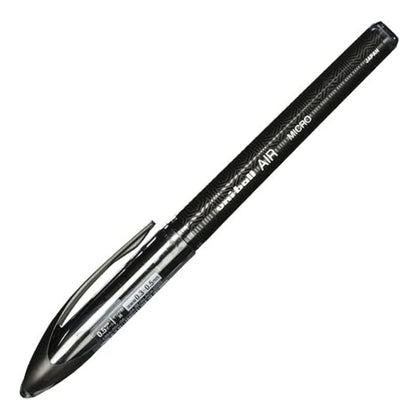 Mitsubishi Pencil Uniball Air Rollerball Black Ink Ballpoint Pen - Black Shaft - 0.5mm