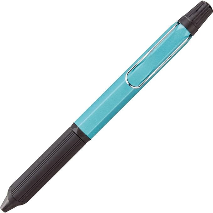 Mitsubishi Pencil Uni Jetstream Edge Three Ink Multi Color Pen - Turquoise/Black Shaft - 0.28mm