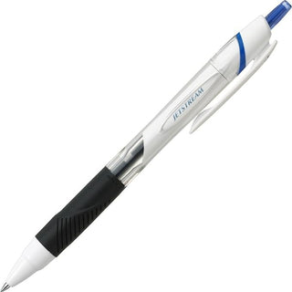 Uni Jetstream Blue Ink Ballpoint Pen - White - 0.5mm