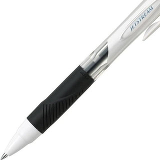 Uni Jetstream Blue Ink Ballpoint Pen - White - 0.5mm