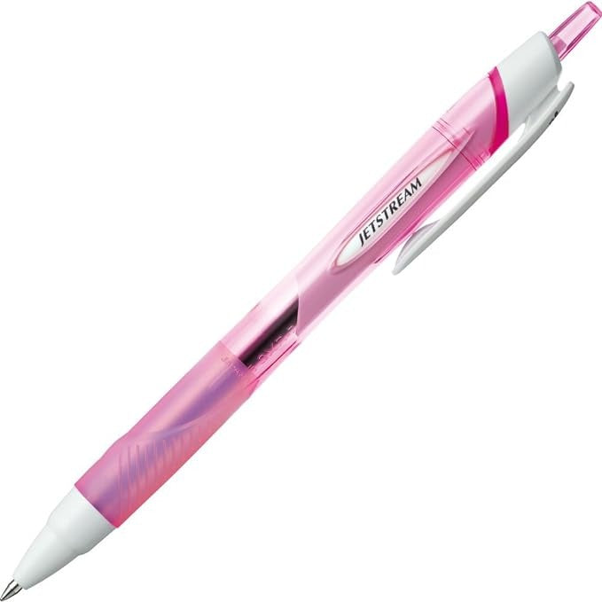 Mitsubishi Pencil Uni Jetstream Black Ink Ballpoint Pen - Pink Shaft - 0.7mm