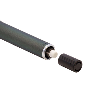 Uni Kuru Toga Dive Mechanical Pencil 0.5 Aurora Purple cap removed showing eraser – Shibuya Stationery