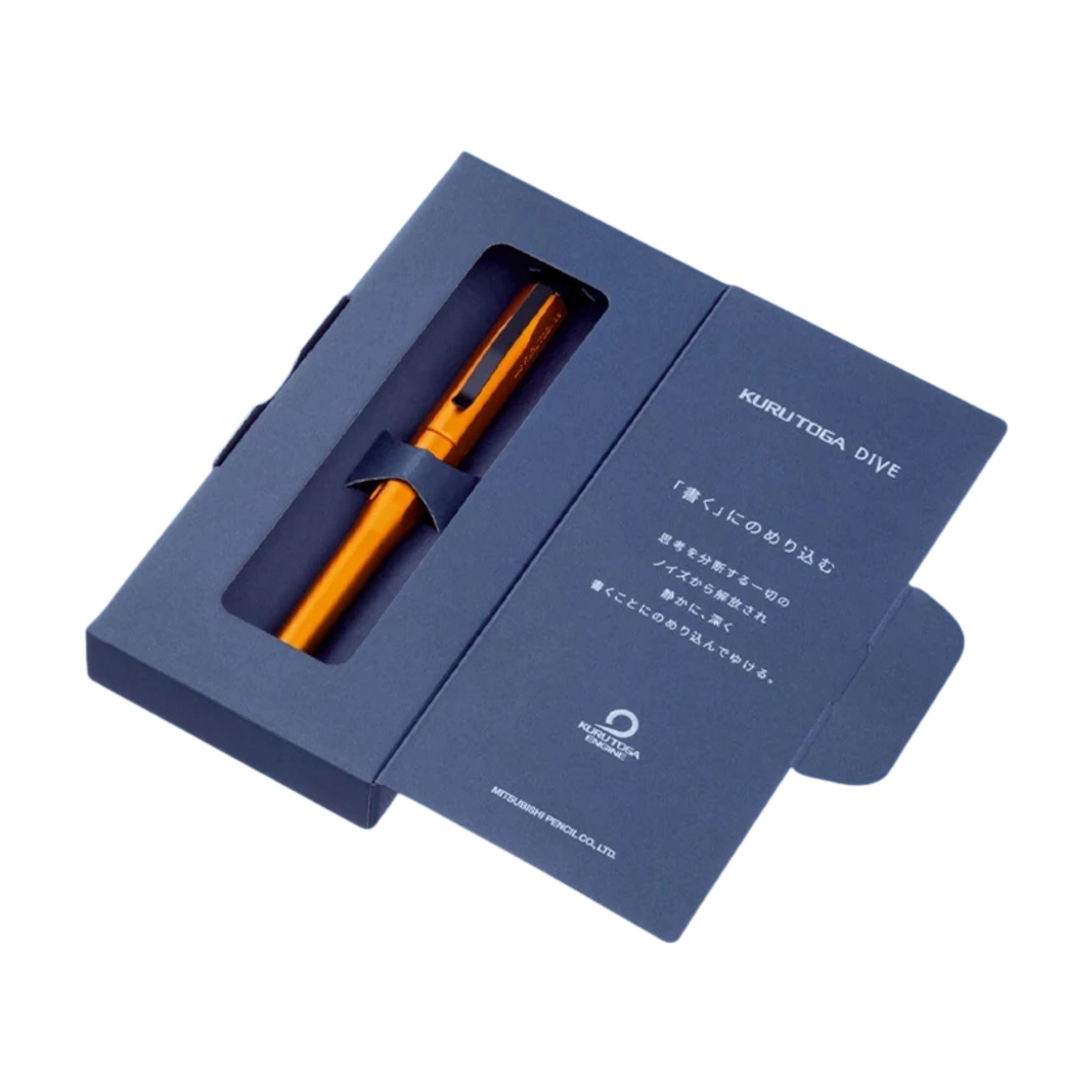 Uni Kuru Toga Dive Mechanical Pencil 0.5 - Twilight Orange