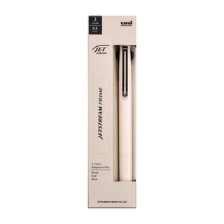 Uni Jetstream Prime 3 Color Ballpoint Pen 0.5mm Beige in package – Shibuya Stationery