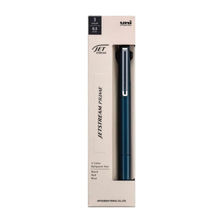Uni Jetstream Prime 3 Color Ballpoint Pen 0.5mm Dark Navy in package – Shibuya Stationery