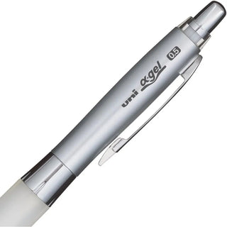 Uni alpha-gel Shaker Mechanical Pencil - White - 0.5mm - Soft Grip