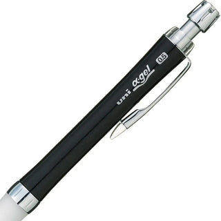 Uni alpha-gel slim Mechanical Pencil - Pure Black - 0.5mm - Soft Grip