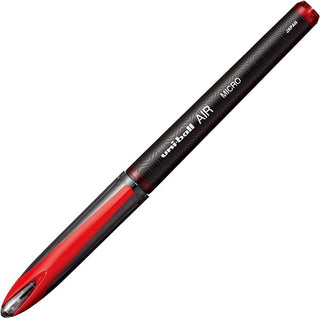 Uniball Air Rollerball Red Ink Ballpoint Pen - Black - 0.5mm