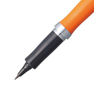 Tip of a kuretake ZIG letter pen cocoiro superior in color sweet mandarin on a white background - Shibuya Stationery Store