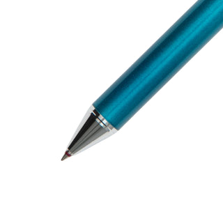 Zebra Sharbo Nu Multi Pen 0.5 - Cerulean Blue pen tip close-up - Shibuya Stationery