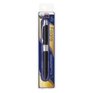 Zebra brand Filare 2+S Multi Pen 0.5 MM in color black inside blue and gold packaging on a white background - Shibuya Stationery Store