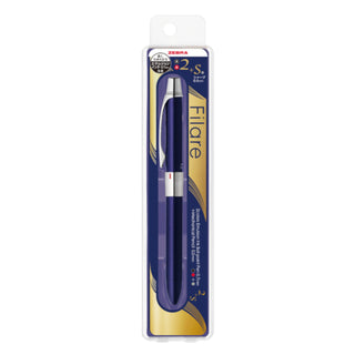 Zebra brand Filare 2+S Multi Pen 0.5 MM in color blue inside blue and gold packaging on a white background - Shibuya Stationery Store