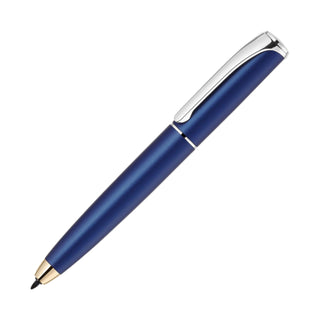 Zebra blue body filare direction pen with black 0.6mm ink tip diagonally displayed on a white background - Shibuya Stationery Store 