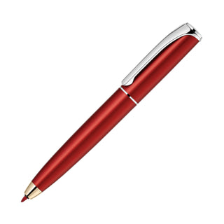 Zebra red body filare direction pen with red emulsion 0.6mm ink tip diagonally displayed on a white background - Shibuya Stationery Store 