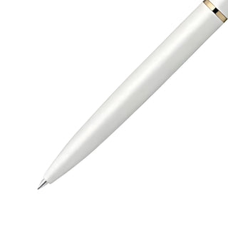 Zebra Filare ef Emulsion Ballpoint Pen 0.5 White pen tip close-up – Shibuya Stationery