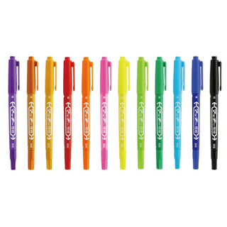 Mackee Extra-Fine 12-Color Set line-up – Shibuya Stationery