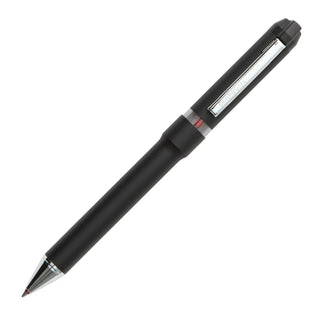 Zebra brand Sharbo Nu Multi Pen in matte black with 0.7mm tip diagonally displayed on a white background - Shibuya Stationery Store