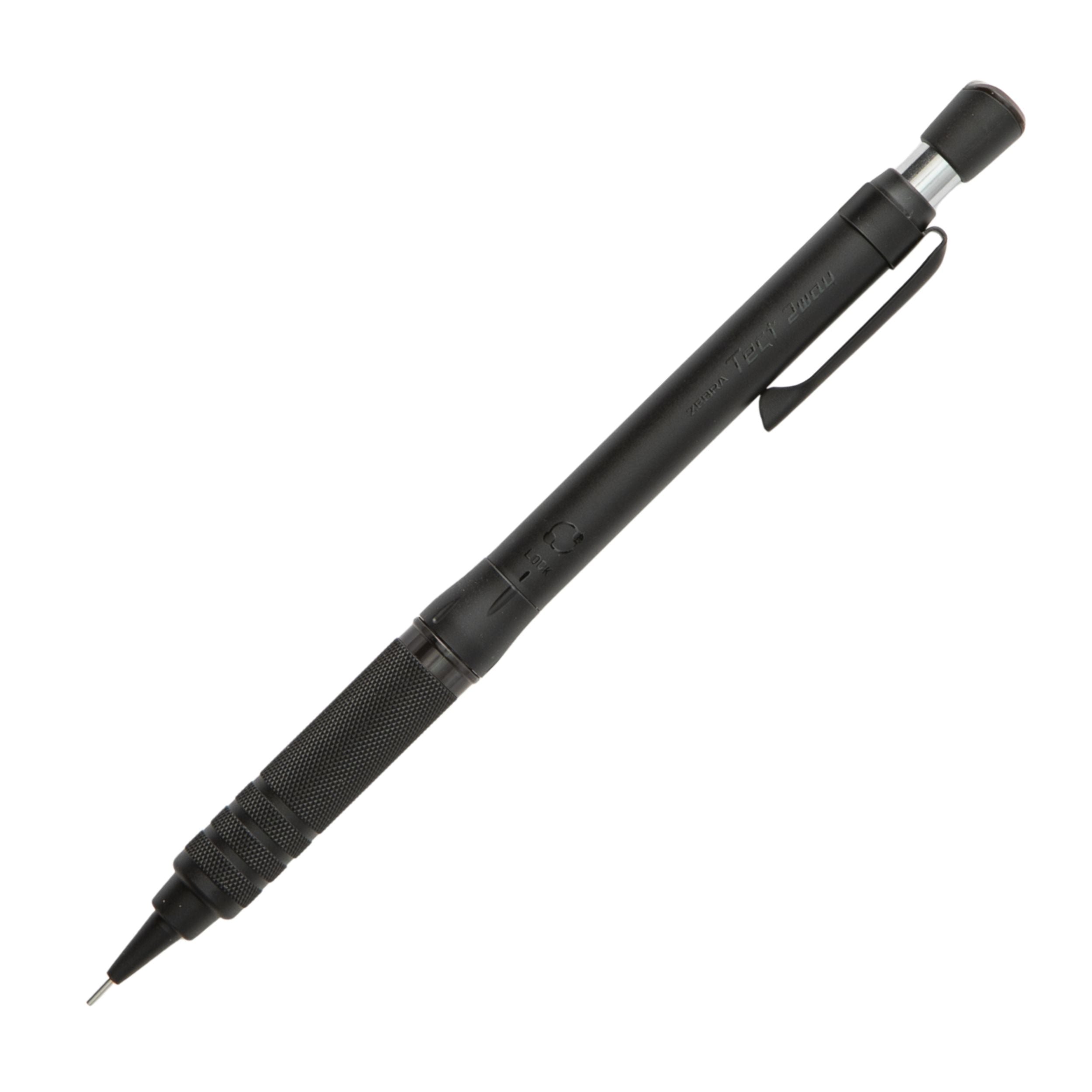 Zebra Tect 2-Way RO Mechanical Pencil 0.5 - Dark Black | Shibuya