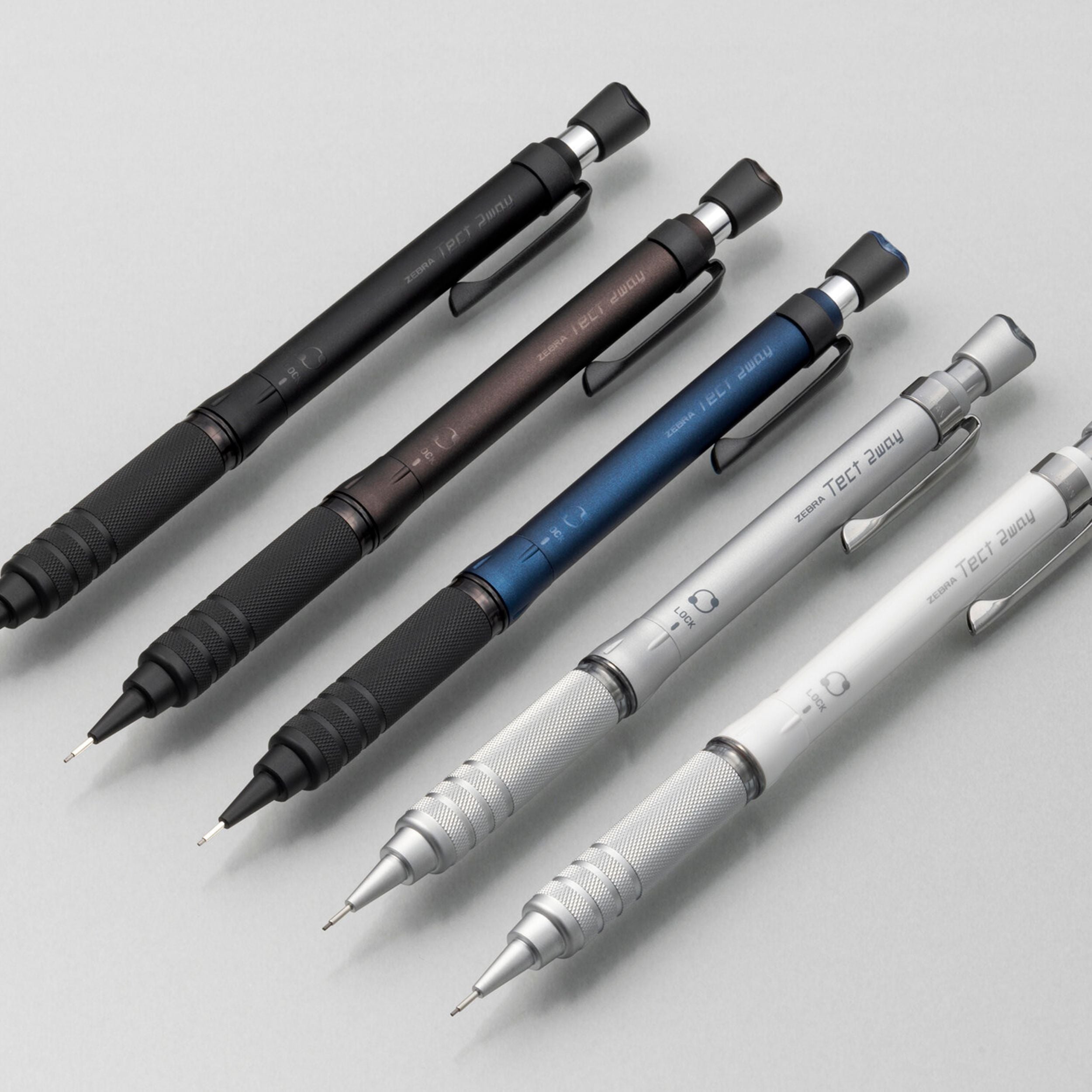 筆記具 ***** Zebra Tect 2-Way RO Mechanical Pencil 0.5 - Navy Black | Shibuya
