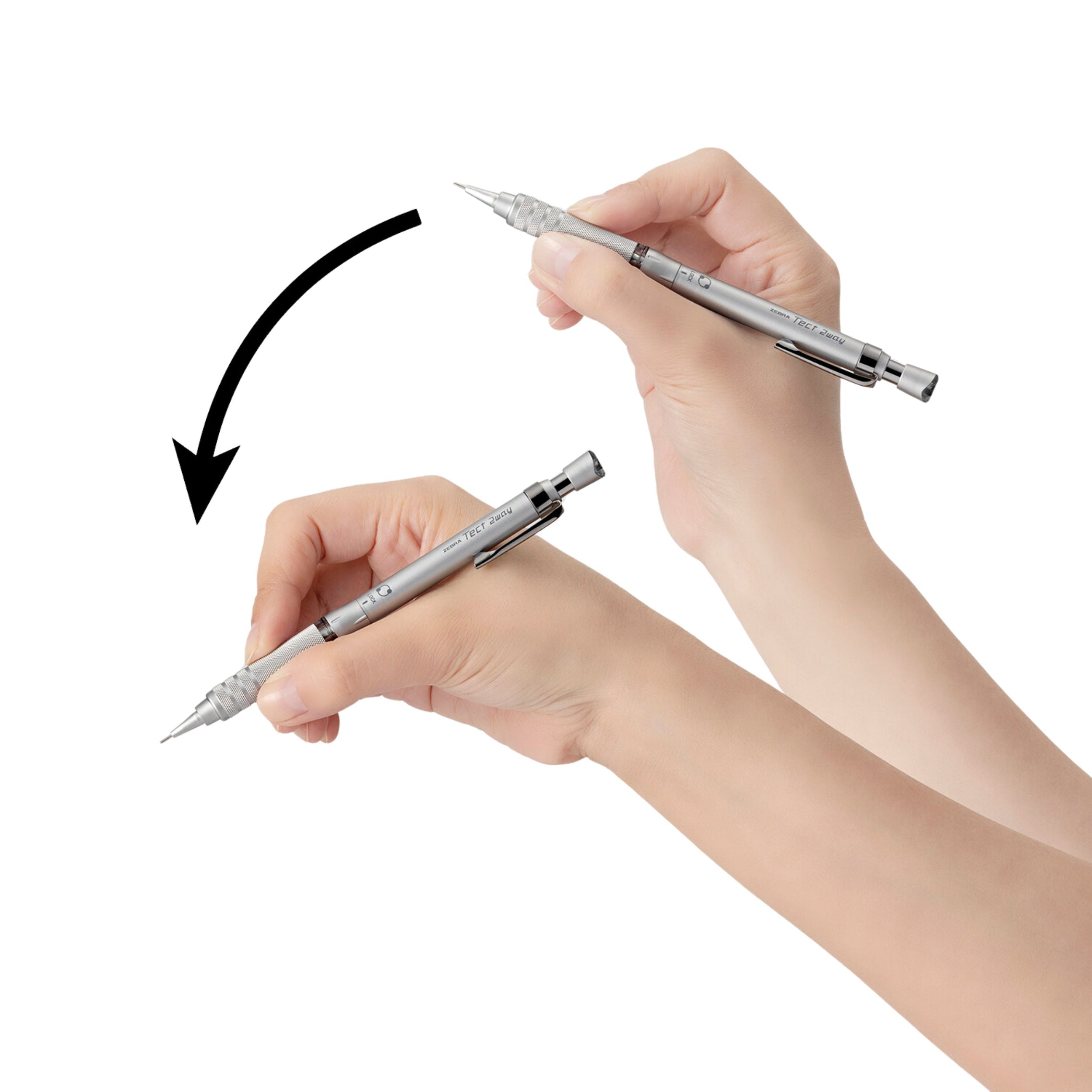 Zebra Tect 2-Way RO Mechanical Pencil 0.5 - Navy Black | Shibuya