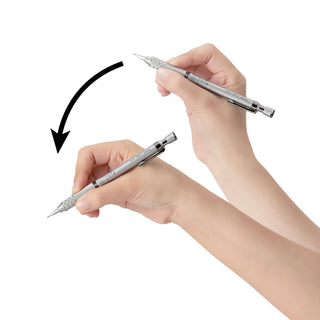 Zebra Tect 2-Way RO Mechanical Pencil 0.5 shake mechanism demonstration to extend lead – Shibuya Stationery