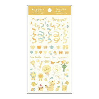 myfa decorative Stickers - Honey Yellow